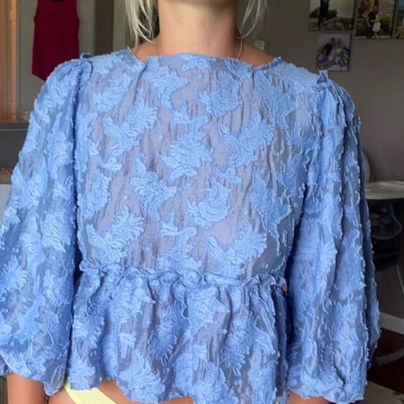 Free People Tops - Free People Bluemoon Quartz Blouse